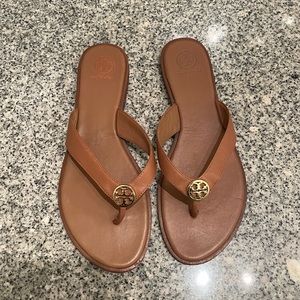 Tory Burch Leather Benton Sandals - 9